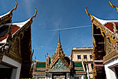 Bangkok Grand Palace, details of the entraceways of the Dusit group. 